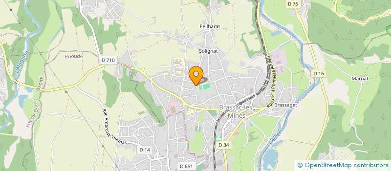 localisation de l'entreprise MADAME MARINE THIBAUT  BRASSAC-LES-MINES