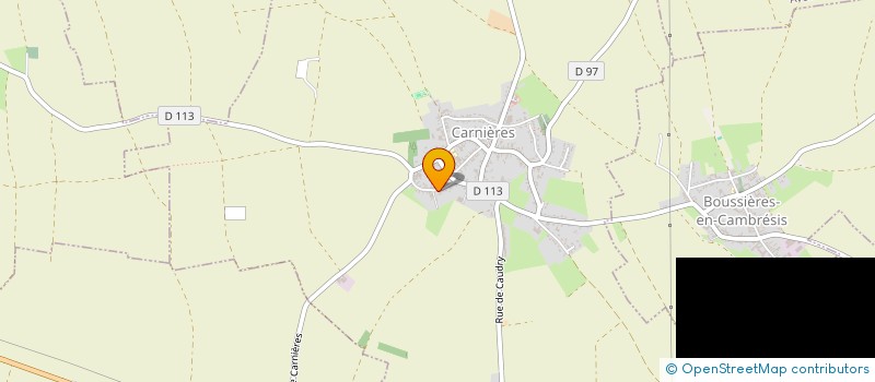 localisation de l'entreprise MADAME MARINE THIEFAINE  CARNIERES