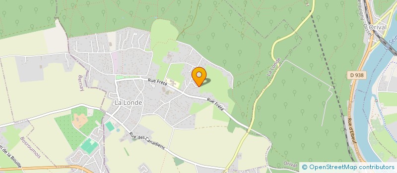 localisation de l'entreprise MADAME MARINE THIERRY  LA LONDE