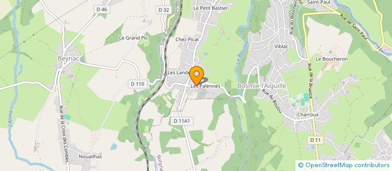 localisation de l'entreprise MADAME MARINE THINNES  BOSMIE-L'AIGUILLE