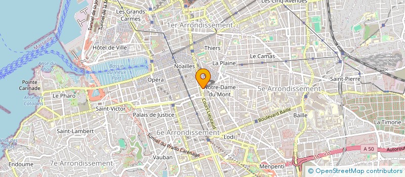localisation de l'entreprise MADAME MARINE THOMAS à MARSEILLE