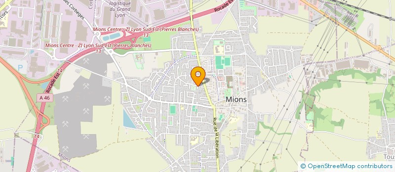 localisation de l'entreprise MADAME MARINE THOMAS  MIONS