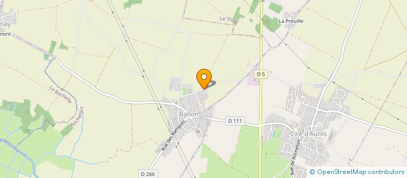 localisation de l'entreprise MADAME MARINE THOREAUD  BALLON