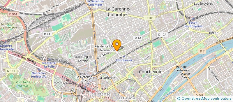 localisation de l'entreprise MADAME MARINE TORRES à COURBEVOIE
