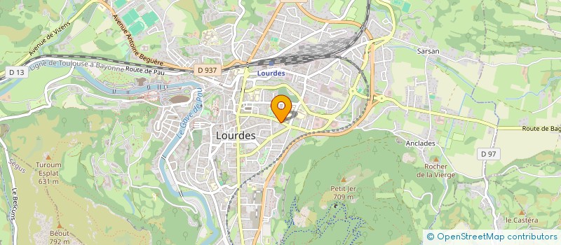 localisation de l'entreprise MADAME MARINE TOUMI à LOURDES