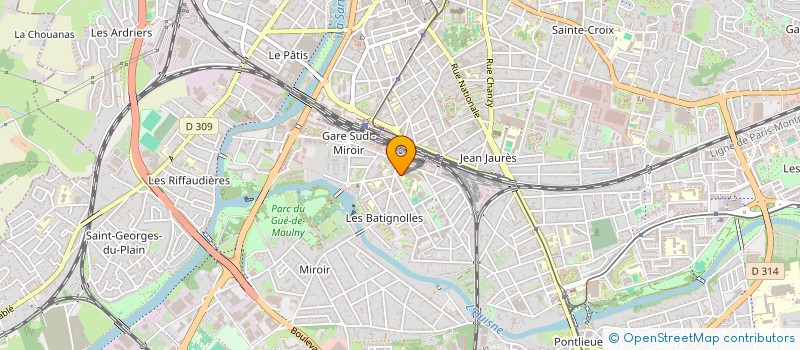 localisation de l'entreprise MADAME MARINE TOURE à LE MANS