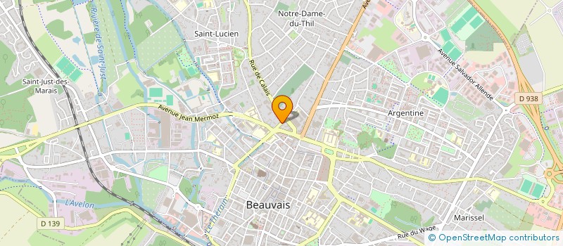 localisation de l'entreprise MADAME MARINE TRAMCOURT  BEAUVAIS