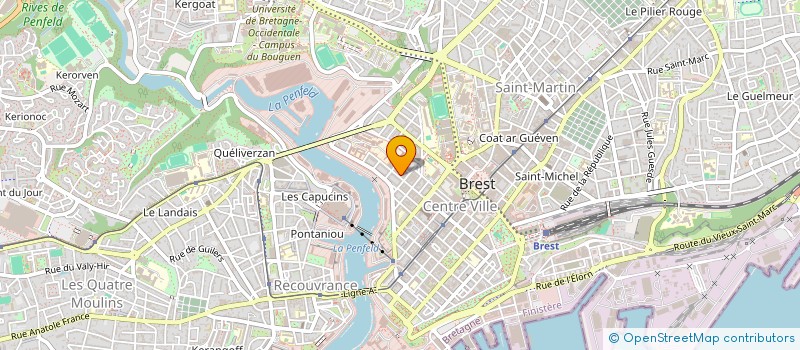 localisation de l'entreprise MADAME MARINE TREPOS  GUIPAVAS