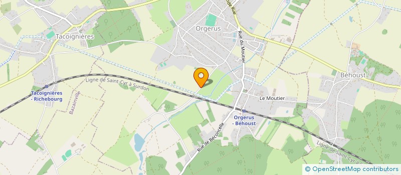 localisation de l'entreprise MADAME MARINE TRIBOUILLARD  ORGERUS