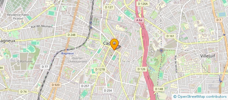 localisation de l'entreprise MADAME MARINE TROCHU  CACHAN