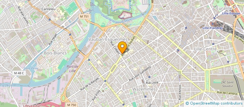 localisation de l'entreprise MADAME MARINE TROMEUR  LILLE