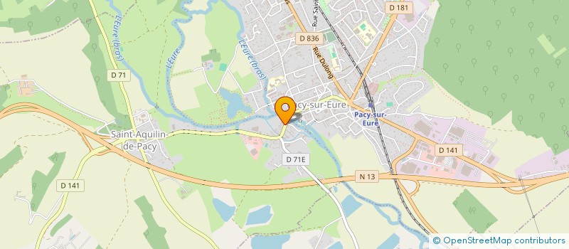 localisation de l'entreprise MADAME MARINE TUNAS  PACY-SUR-EURE