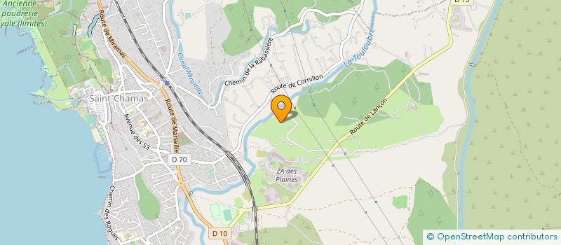 localisation de l'entreprise MADAME MARINE TURKMENIAN  SAINT-CHAMAS