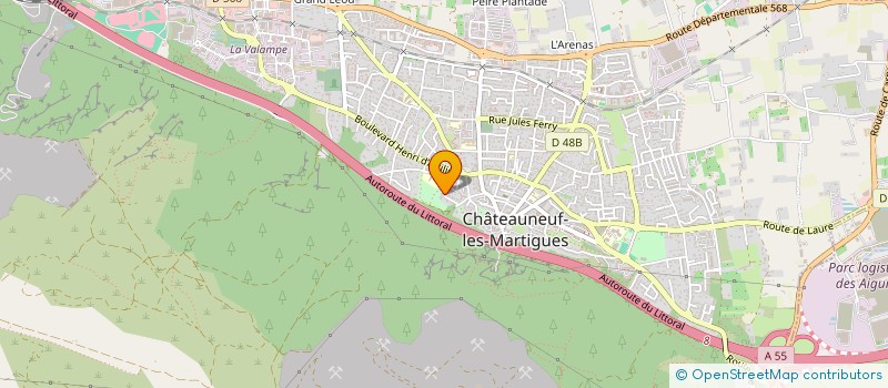 localisation de l'entreprise MADAME MARINE TURRUELLA à CHATEAUNEUF-LES-MARTIGUES
