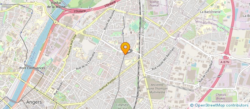 localisation de l'entreprise MADAME MARINE TUSSEAU à ANGERS