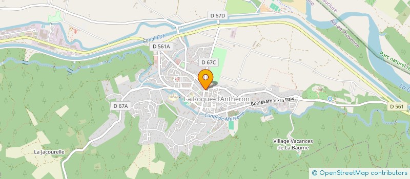 localisation de l'entreprise MADAME MARINE UGHETTO-MONFRIN  LA ROQUE-D'ANTHERON