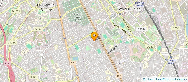 localisation de l'entreprise MADAME MARINE VACHER  VITRY-SUR-SEINE