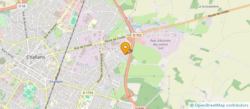 localisation de l'entreprise MADAME MARINE VADE  CHALLANS