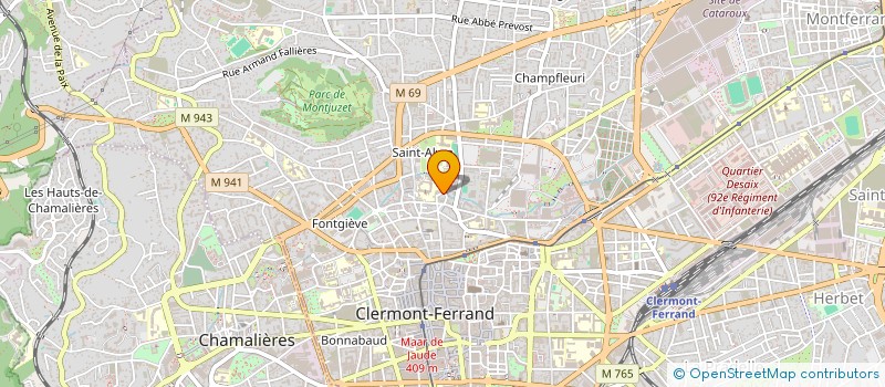 localisation de l'entreprise MADAME MARINE VAILLANT à CLERMONT-FERRAND