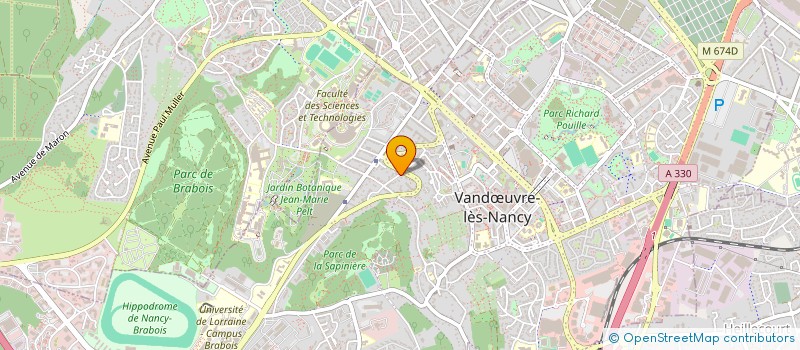 localisation de l'entreprise MADAME MARINE VALETTE à VANDŒUVRE-LES-NANCY
