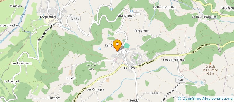 localisation de l'entreprise MADAME MARINE VALORGE  AVEIZE