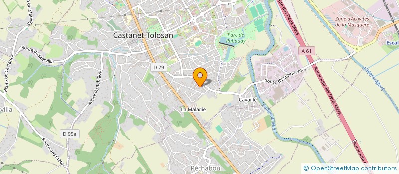 localisation de l'entreprise MADAME MARINE VAN DER MEULEN à CASTANET TOLOSAN