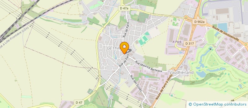 localisation de l'entreprise MADAME MARINE VANAUBERG  LE THILLAY