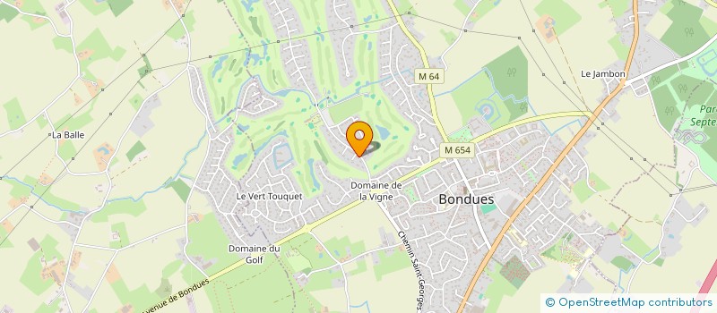 localisation de l'entreprise MADAME MARINE VANCAUWENBERGHE  BONDUES