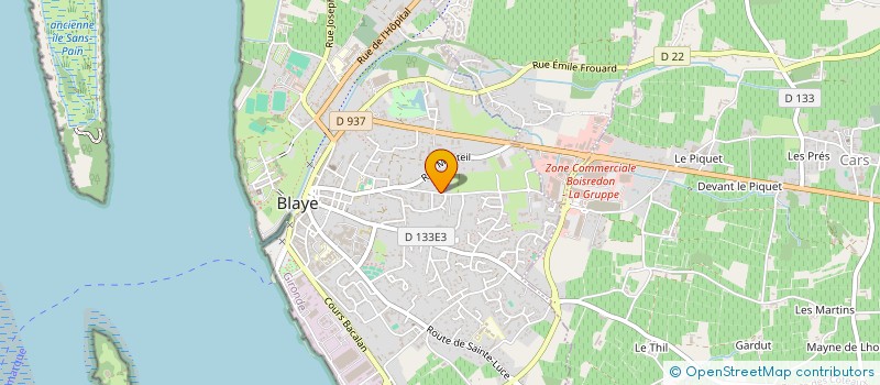 localisation de l'entreprise MADAME MARINE VANDENBROUCKE à BLAYE
