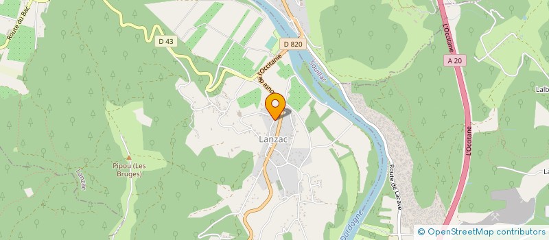 localisation de l'entreprise MADAME MARINE VAYLAC  LANZAC