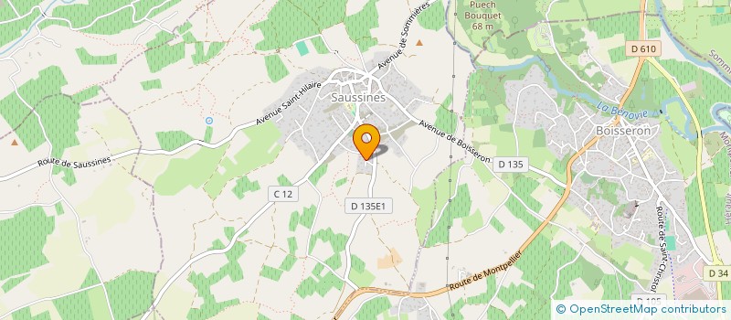 localisation de l'entreprise MADAME MARINE VELEZ  SAUSSINES