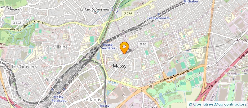 localisation de l'entreprise MADAME MARINE VERGARA  MASSY