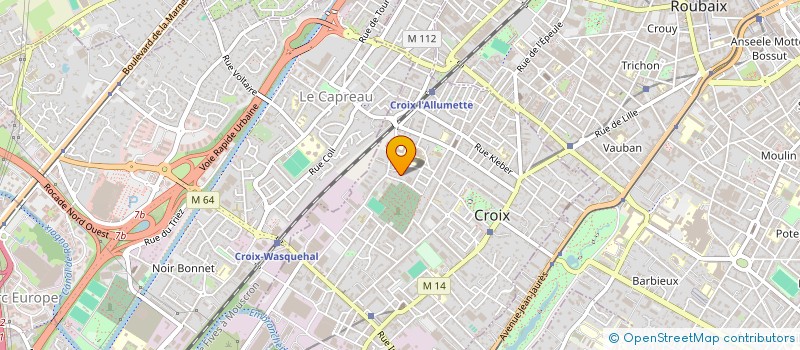 localisation de l'entreprise MADAME MARINE VERHULST  CROIX