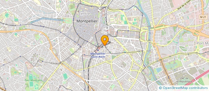 localisation de l'entreprise MADAME MARINE VIDAL à MONTPELLIER