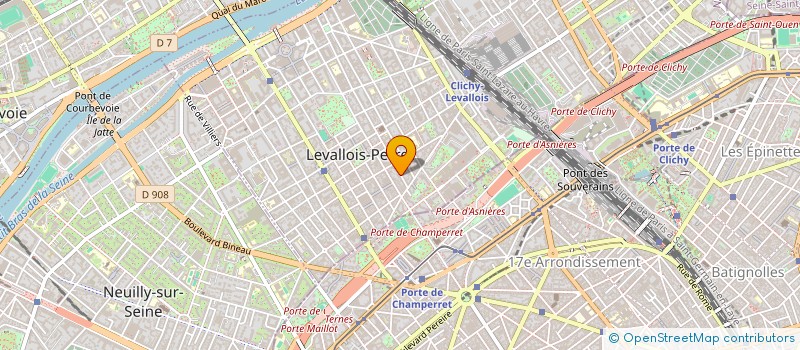 localisation de l'entreprise MADAME MARINE VIEL à LEVALLOIS-PERRET