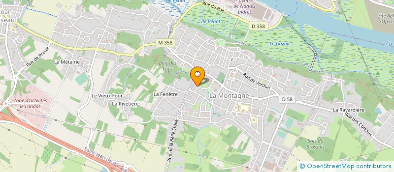 localisation de l'entreprise MADAME MARINE VILACA  LA MONTAGNE