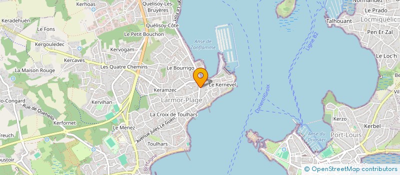 localisation de l'entreprise MADAME MARINE VILLARD à LARMOR-PLAGE