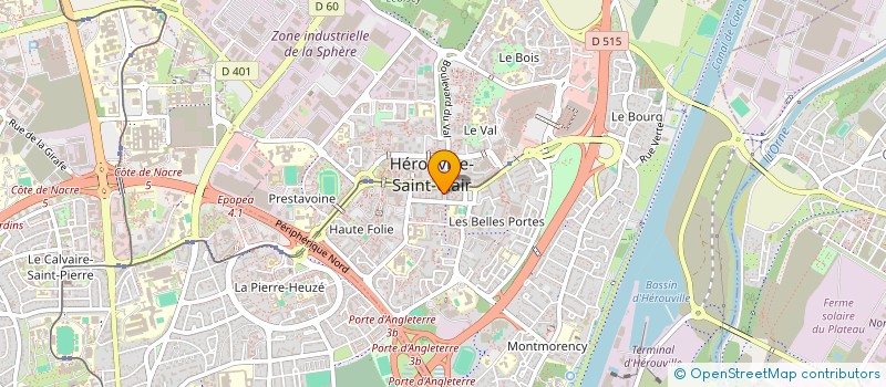 localisation de l'entreprise MADAME MARINE VILLELEGIER à HEROUVILLE-SAINT-CLAIR