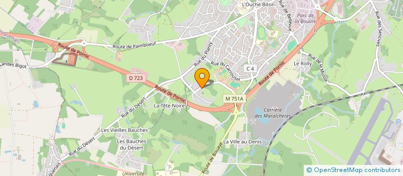 localisation de l'entreprise MADAME MARINE VINCENDEAU à BOUGUENAIS