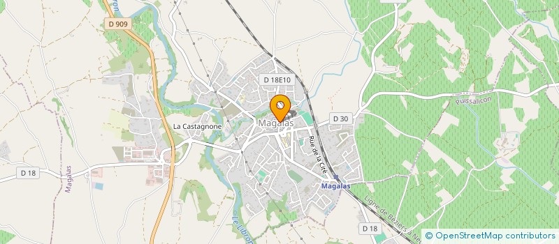 localisation de l'entreprise MADAME MARINE VINEL  AUTIGNAC