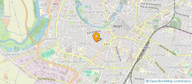 localisation de l'entreprise MADAME MARINE VIOLLEAU  NIORT