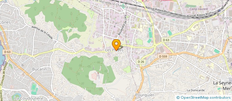 localisation de l'entreprise MADAME MARINE VITRY à SIX-FOURS-LES-PLAGES