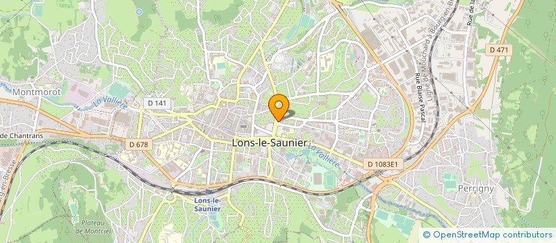 localisation de l'entreprise MADAME MARINE VUAILLE à LONS-LE-SAUNIER