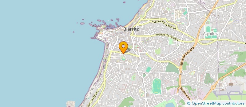 localisation de l'entreprise MADAME MARINE WALLOIS à BIARRITZ