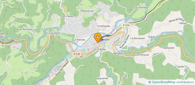 localisation de l'entreprise MADAME MARINE WEECKSTEEN à LAMASTRE