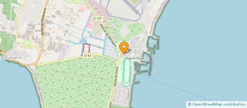 localisation de l'entreprise MADAME MARINE WEISS à HYERES