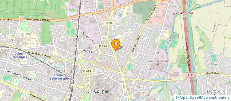 localisation de l'entreprise MADAME MARINE WELTER  COLMAR