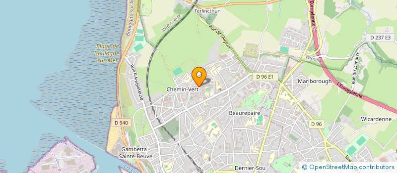 localisation de l'entreprise MADAME MARINE WIDEHEM  SAINT-MARTIN-BOULOGNE