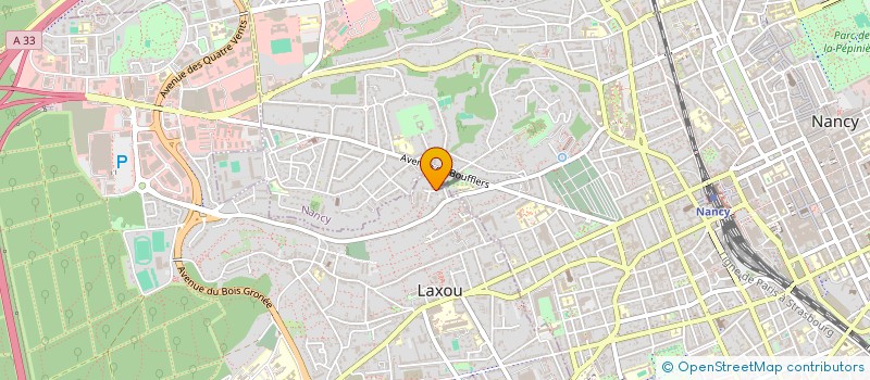 localisation de l'entreprise MADAME MARINE WOLF  LAXOU