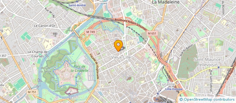 localisation de l'entreprise MADAME MARINE ZELLER à LILLE